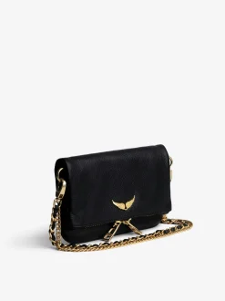 Sale Zadig & Voltaire Rock Nano ClutchICONIC Noirgold